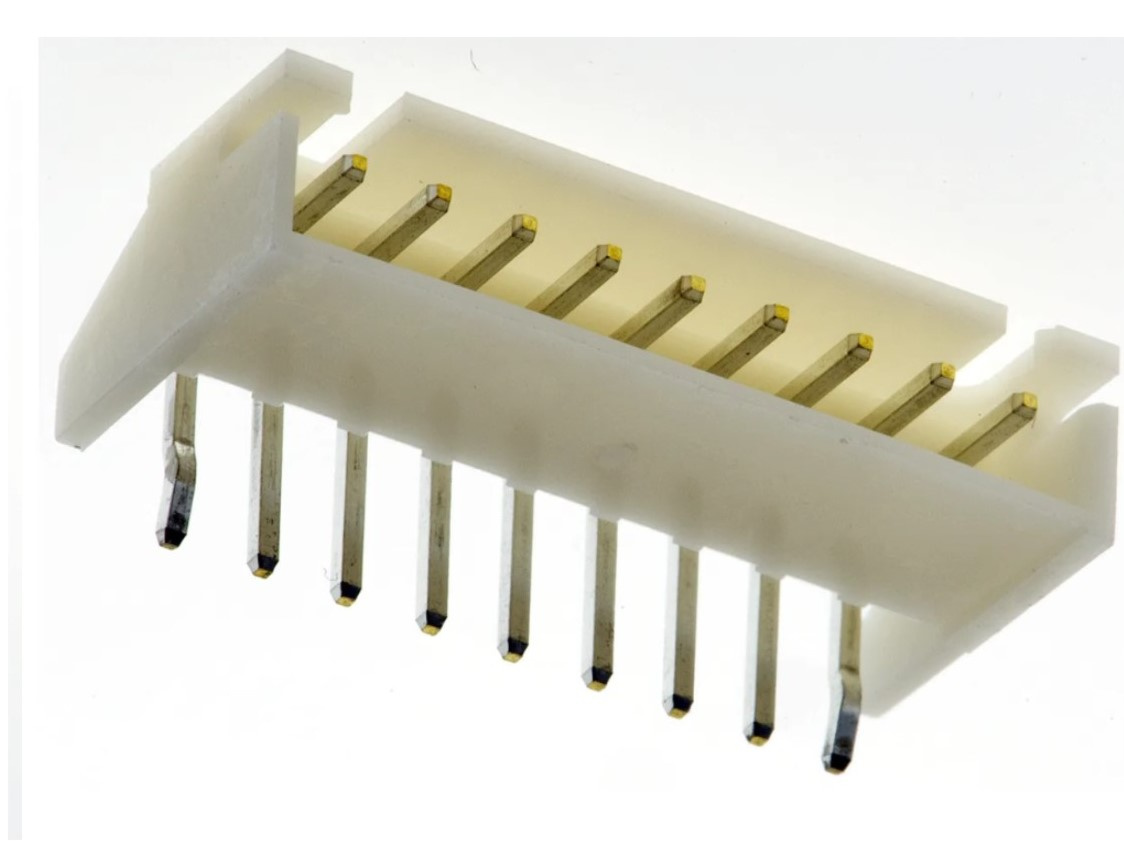 9 Pin JST XH 2.5mm Side Entry Header Right Angle