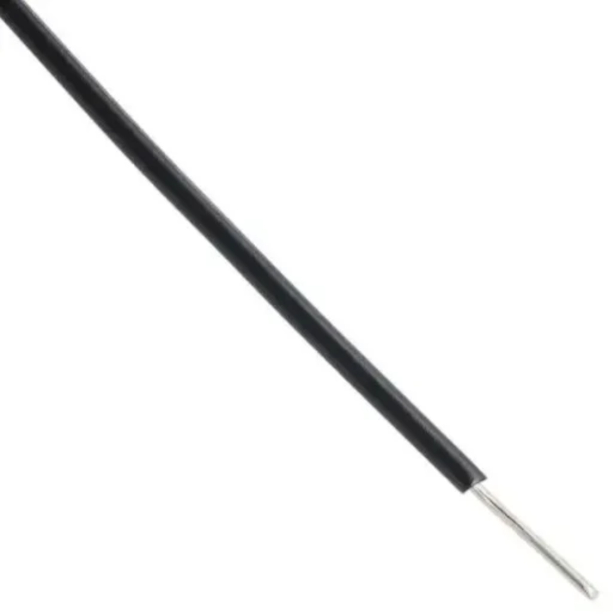 Single Strand Solid Core Hookup Wire - Black 26 AWG