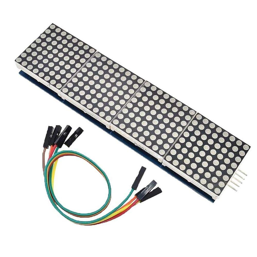 4 in 1Dot Matrix Red LED Display with MAX7219 Driver Module