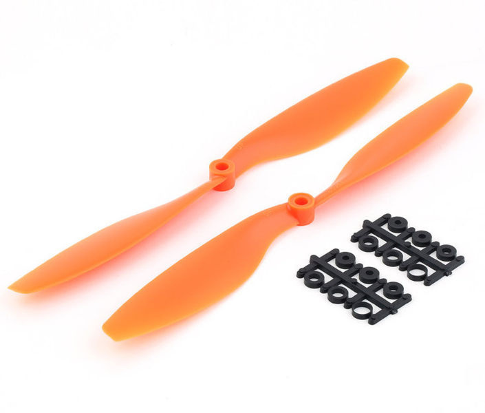 10 inch 10x4.5 Propellers Orange CW CCW 2pcs/bag 1045