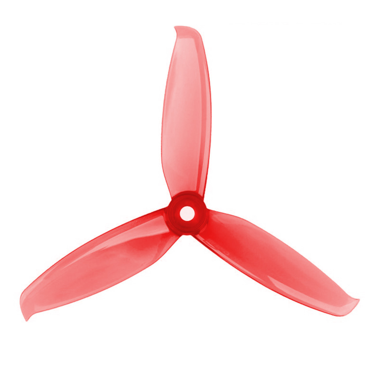 GemFan 5042 5.1" Tri-Blade FPV Propellers - Red Polycarbonate (Set of 4)