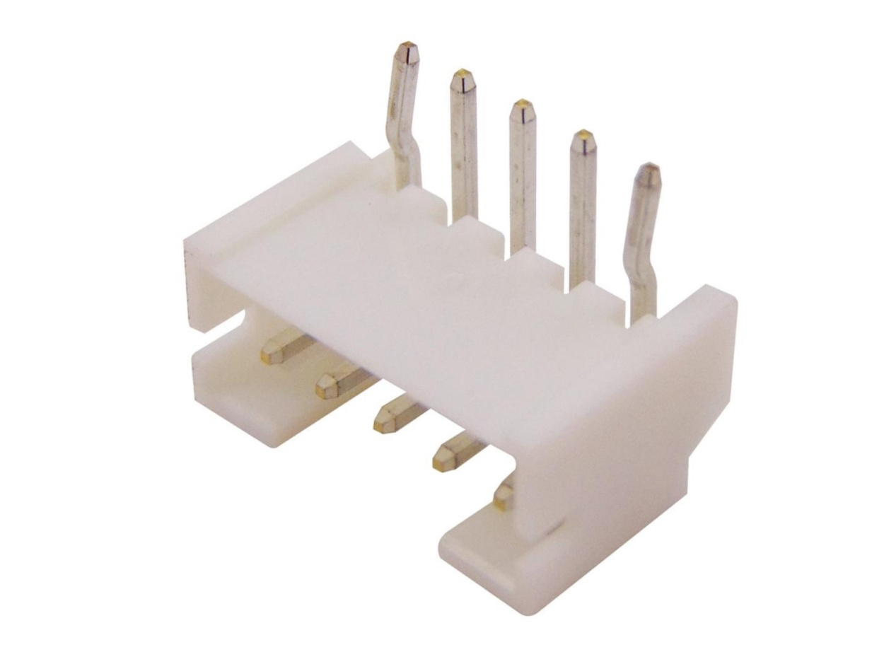 5 Pin JST PH 2mm Side Entry Header Right Angle