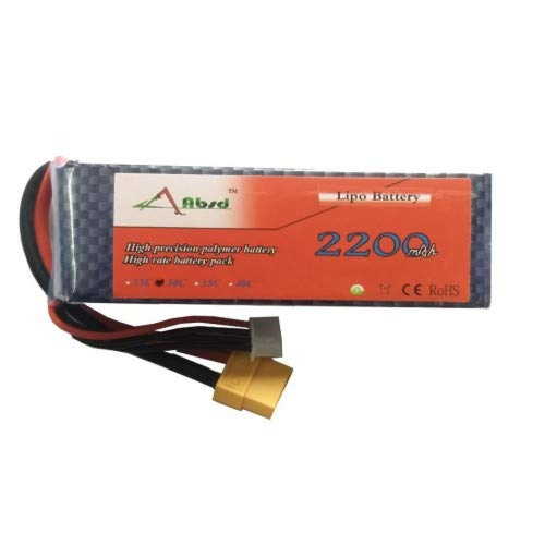 11.1V - 2200mAH - Lipo Rechargeable Battery - 30C
