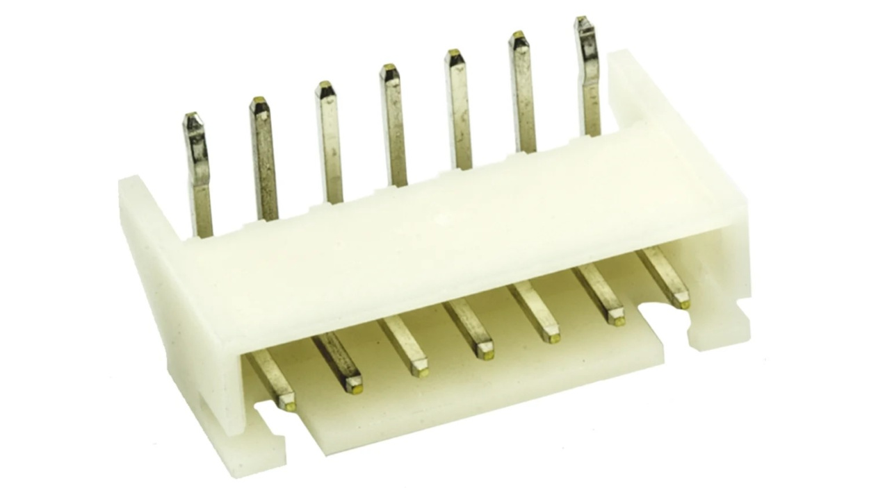 7 Pin JST XH 2.5mm Side Entry Header Right Angle