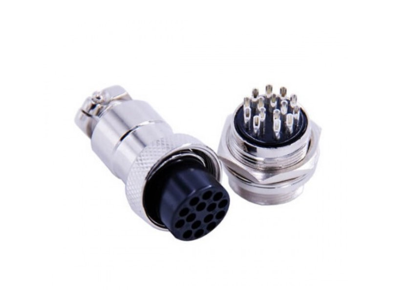 15 Pin GX20 Male Female Panel Mount Aviation Connector Plug