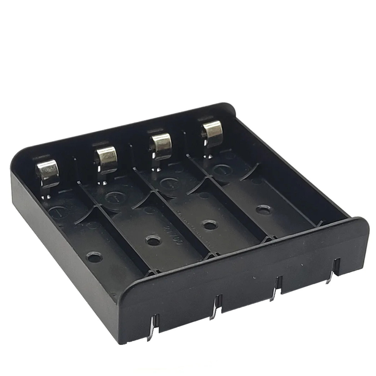 4 x 21700 Battery Holder - 4-Cell PCB Mount DIP Storage Case