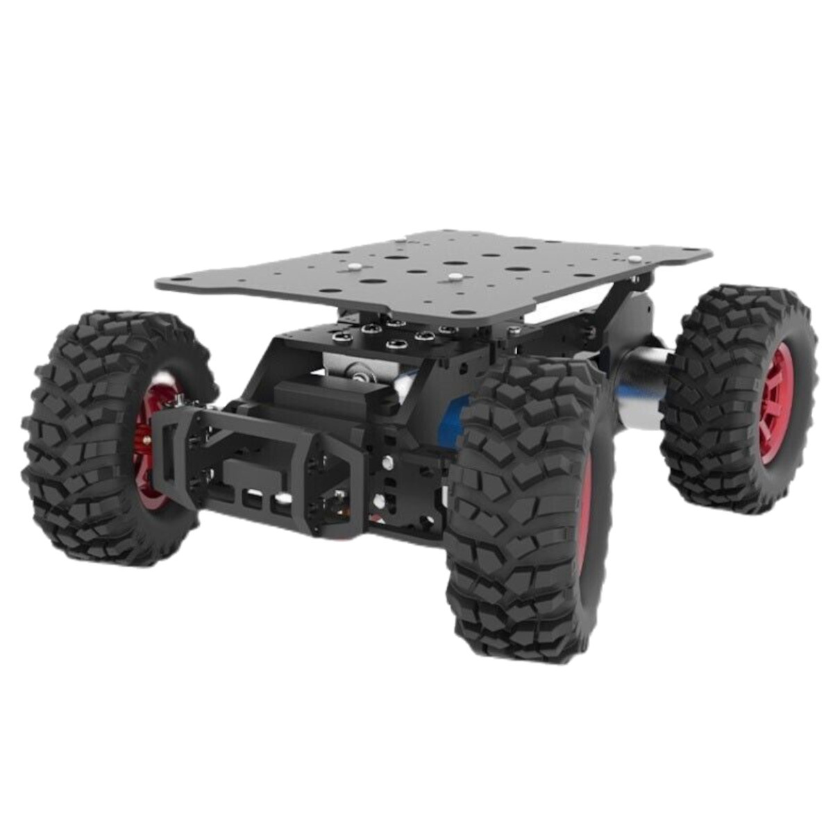 4 Wheel Ackerman Industrial R&D GRP Chassis Non-Conductive & High-Strength