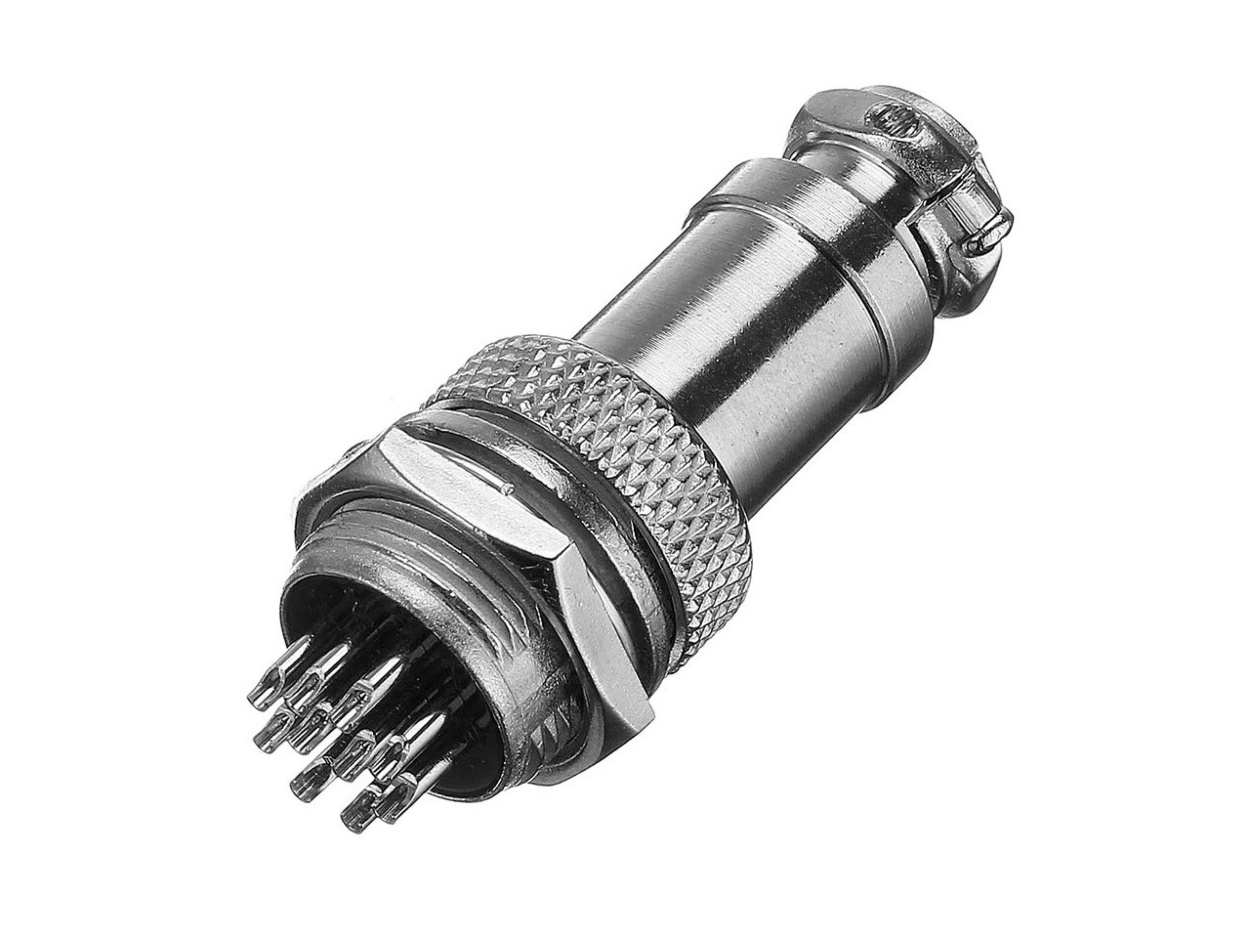 10 Pin GX20 Male Female Panel Mount Aviation Connector Plug