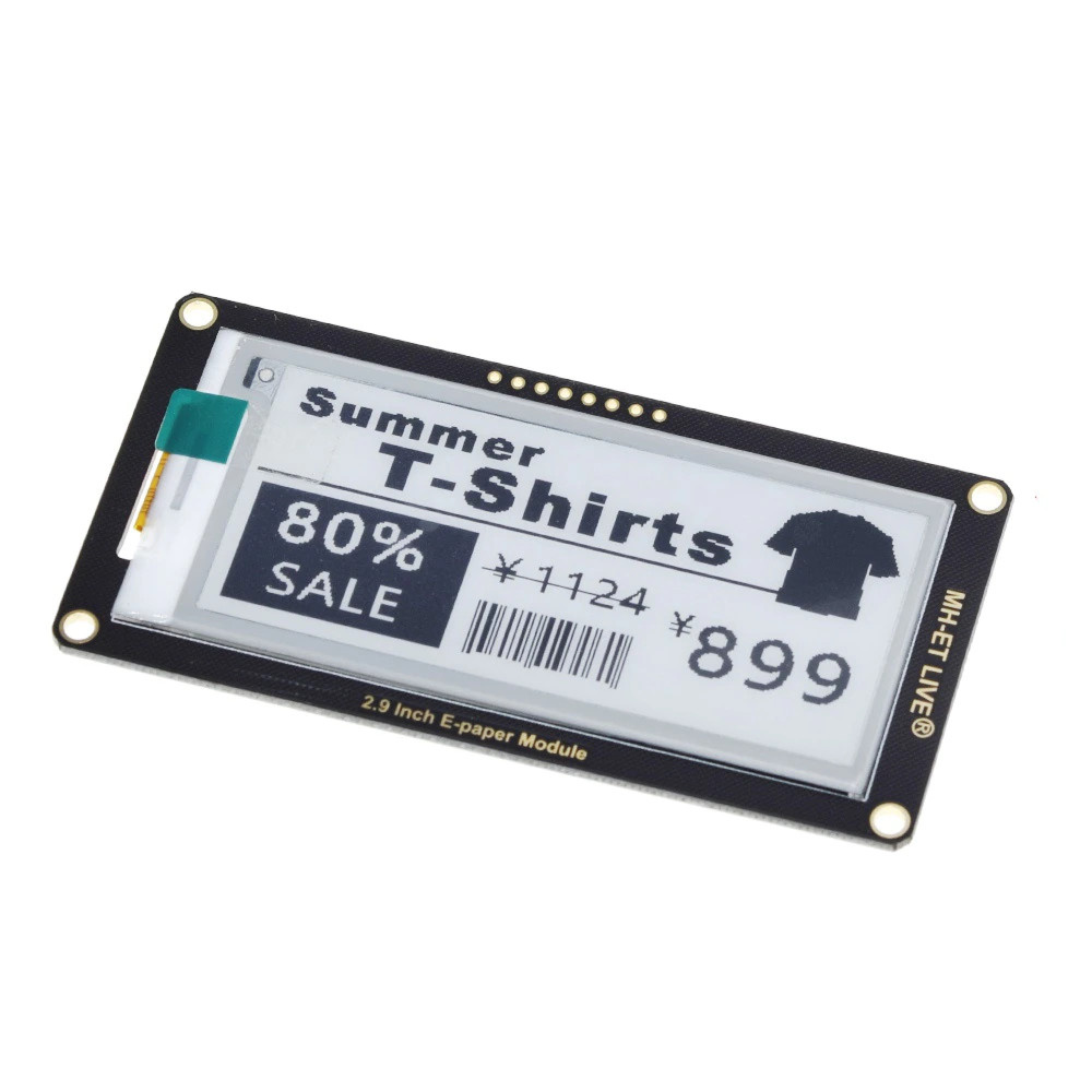 2.9inch Black E-Paper E-Ink Display SPI Module