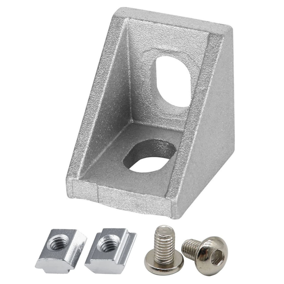 2020 Aluminum Profile Corner Bracket Kit With M5 Screws & T-Nuts