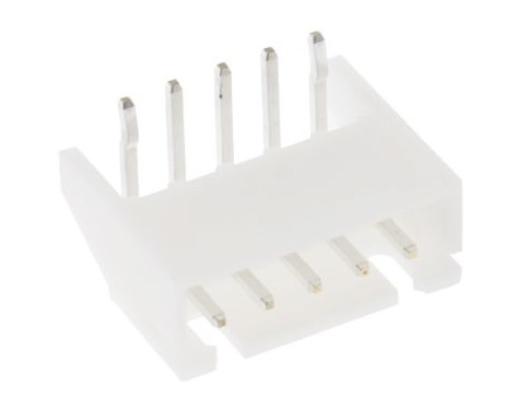 5 Pin JST XH 2.5mm Side Entry Header Right Angle