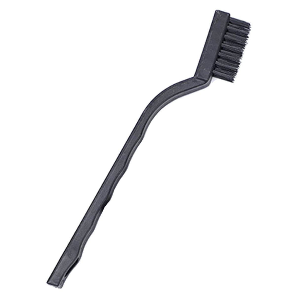 7-Inch Anti-Static Cleaning Brush - Black PP Bristles (Toothbrush Style)