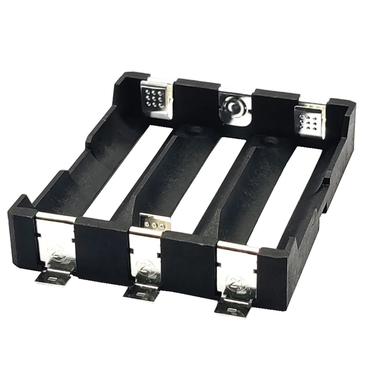 3 x 21700 Battery Holder - 3-Cell SMT / SMD Surface Mount Socket Case