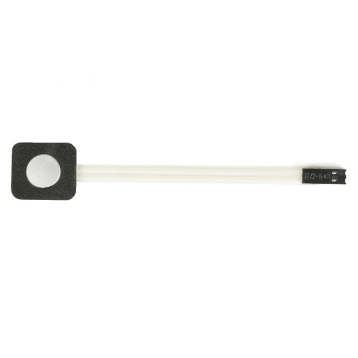 1 White Button Flexible Membrane Switch Keypad with Connector