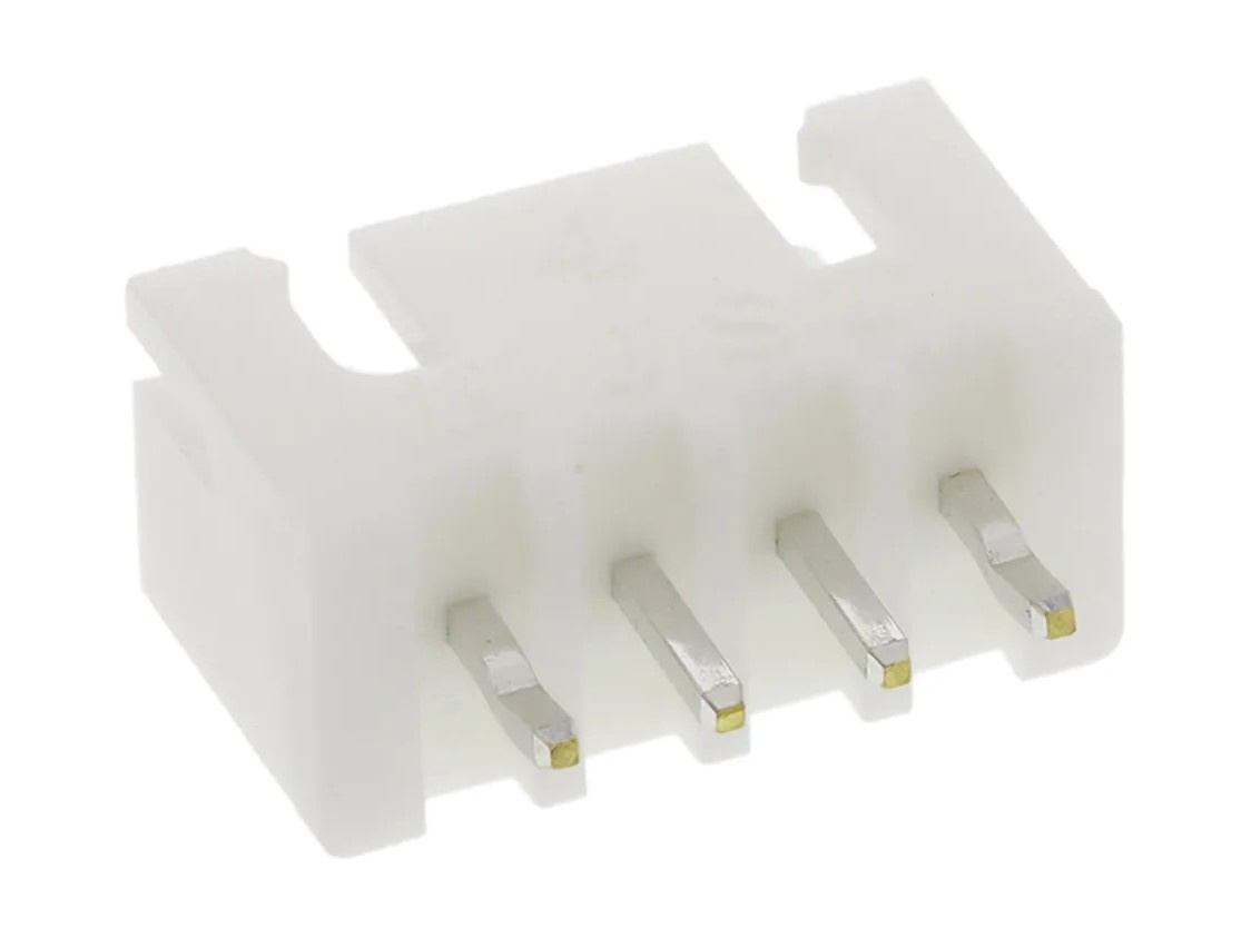 4 Pin JST XH 2.5mm Top Entry Header Straight
