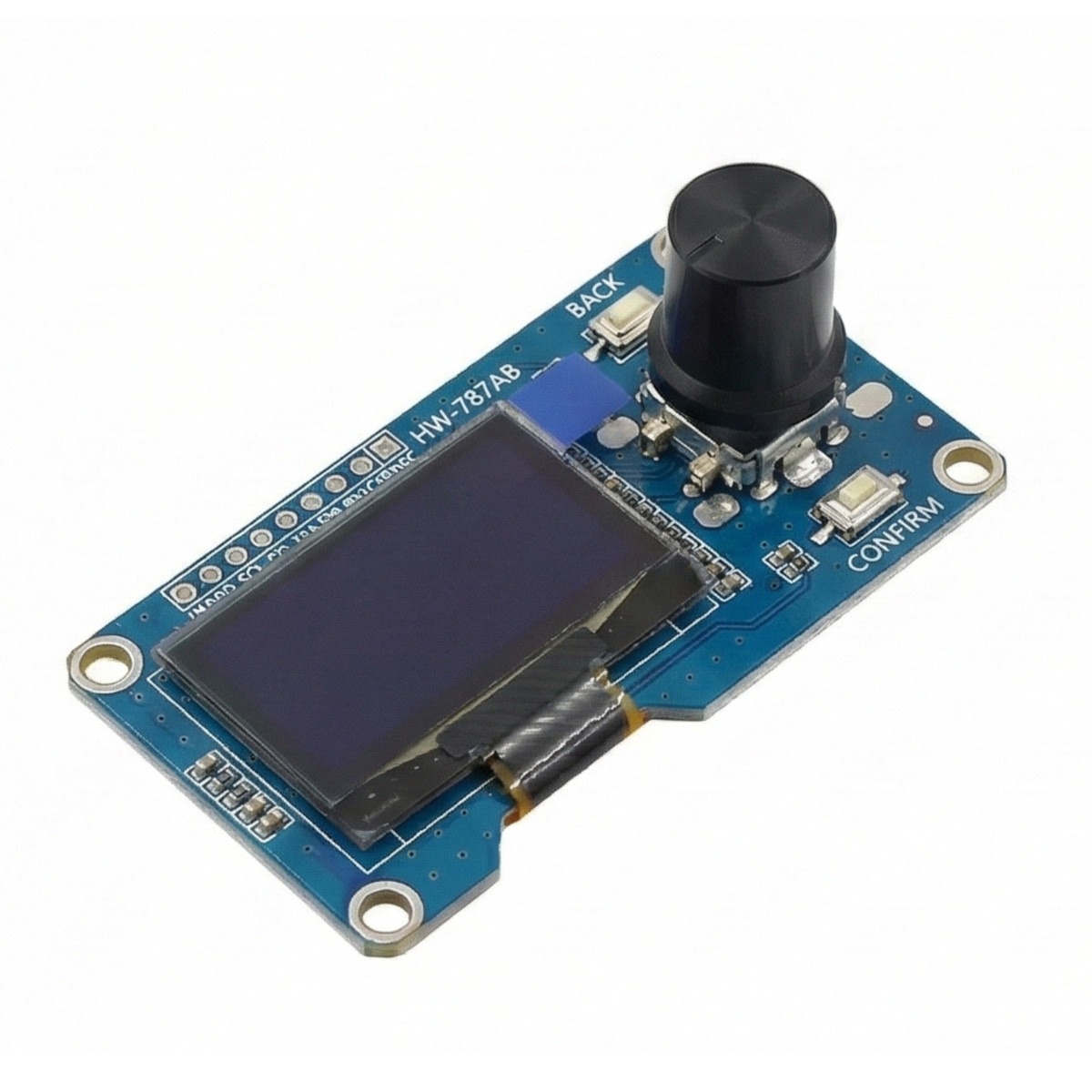 1.3-Inch OLED Display with EC11 Rotary Encoder Module 128x64 I2C White