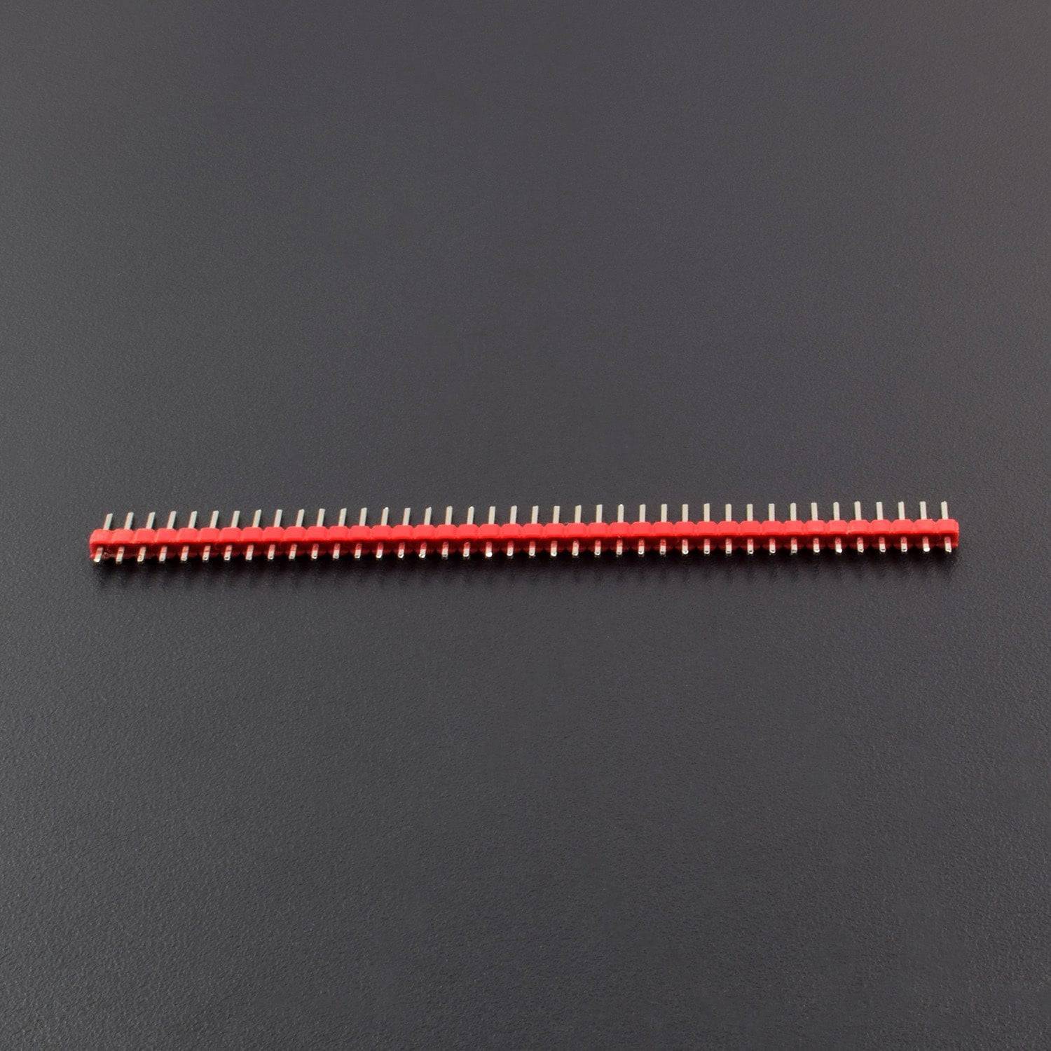 40 Pin Red Male Header With 2.54mm Spacing - RC111