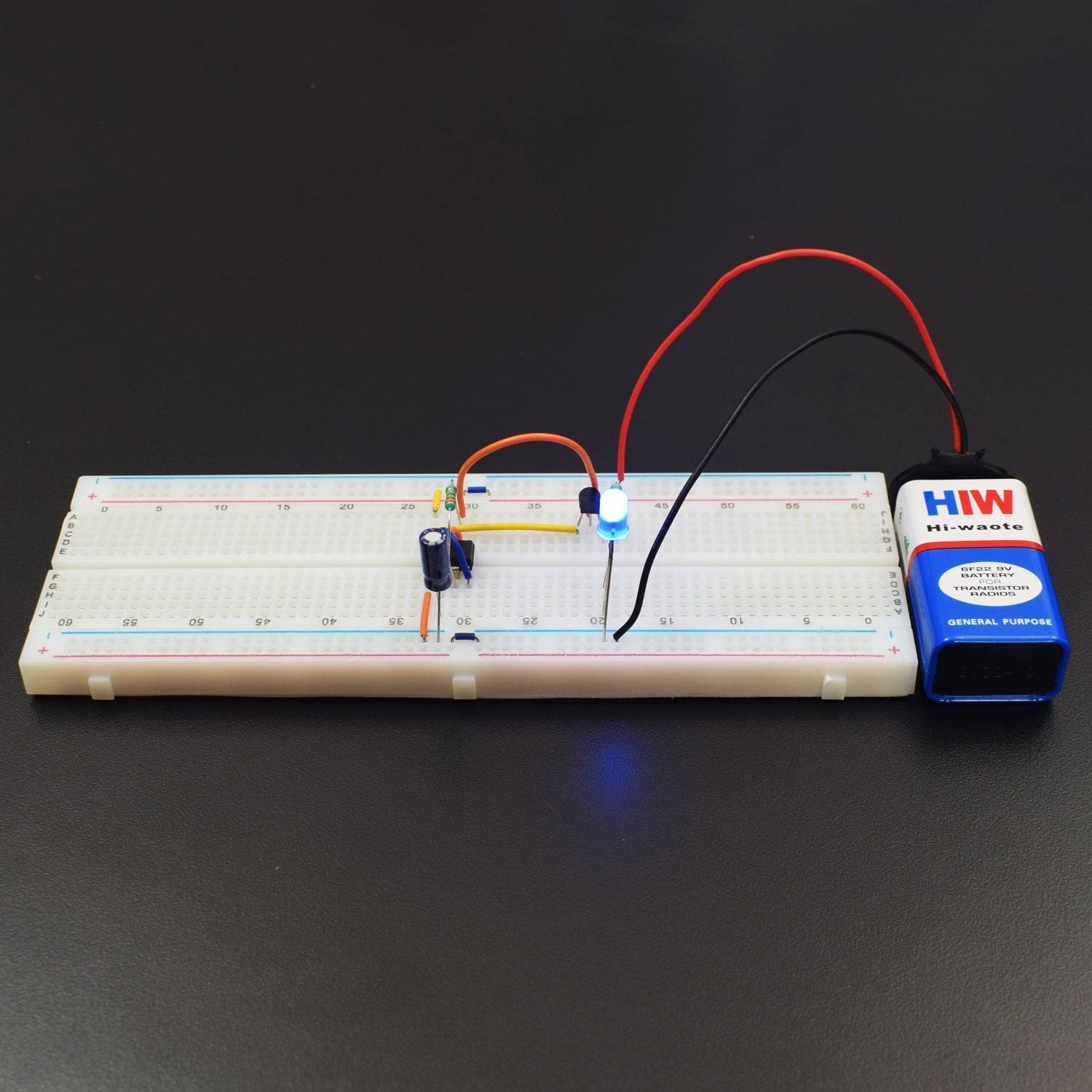 Make a Fading Led using 555 Timer IC - KT971