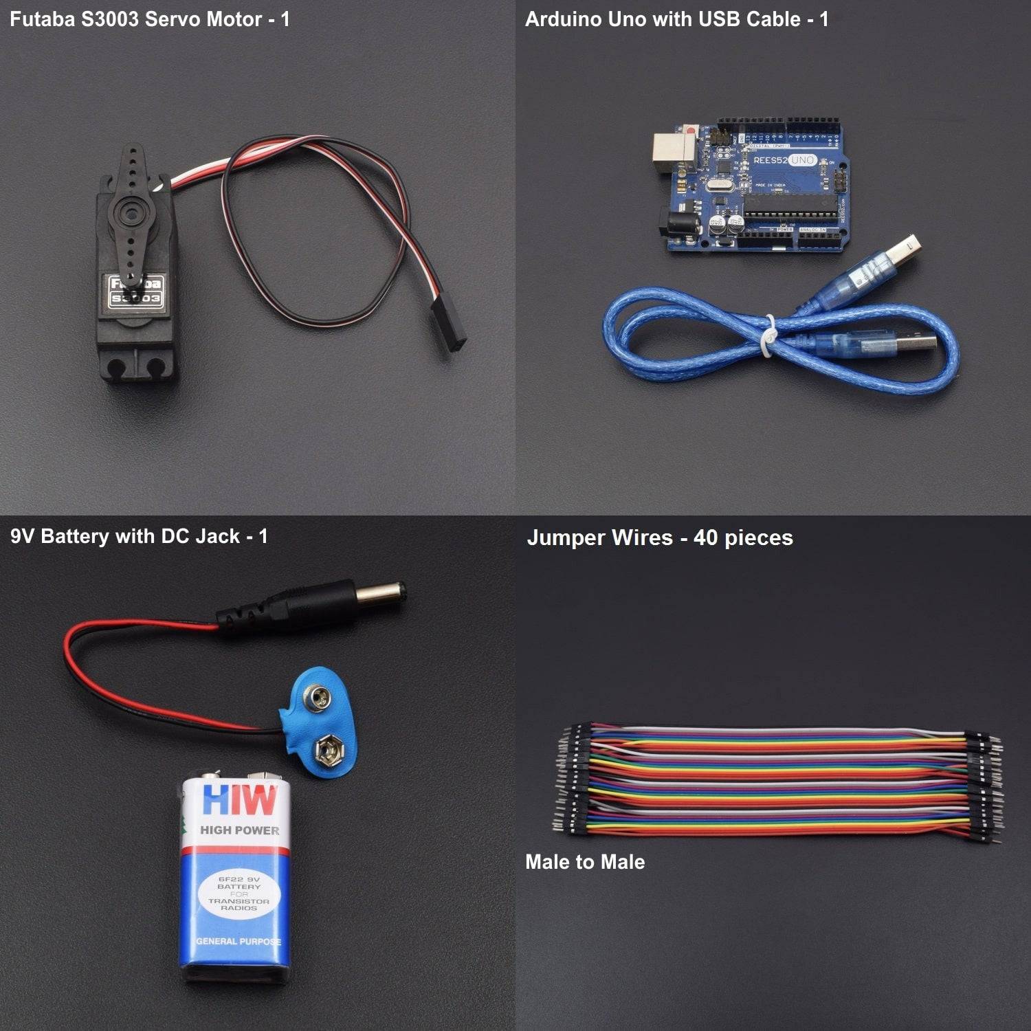Testing a servo motor interfacing with Arduino Uno - KT841