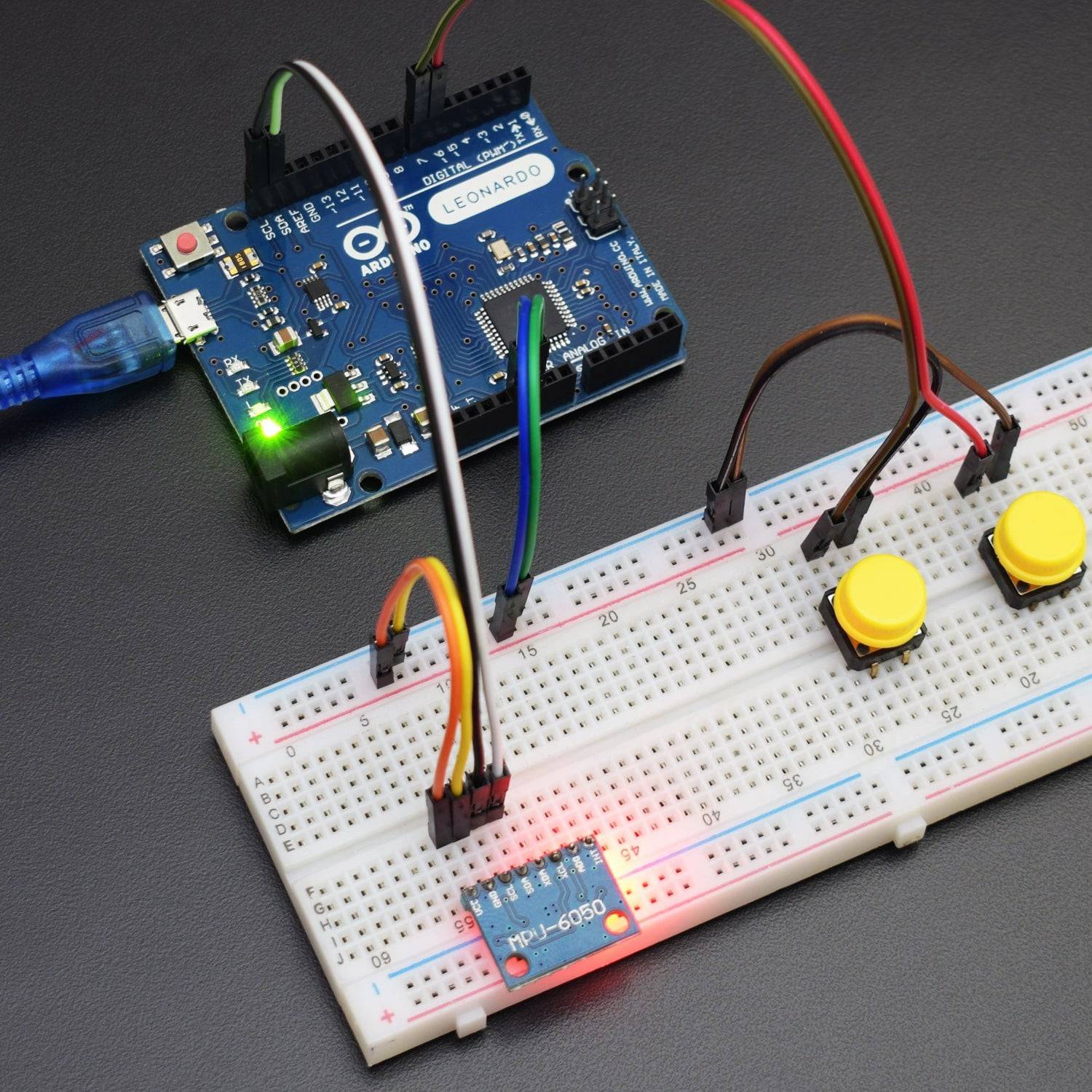 Make A Gesture Control Air Mouse Using MPU6050 Accelerometer with Arduino Leonardo - KT773