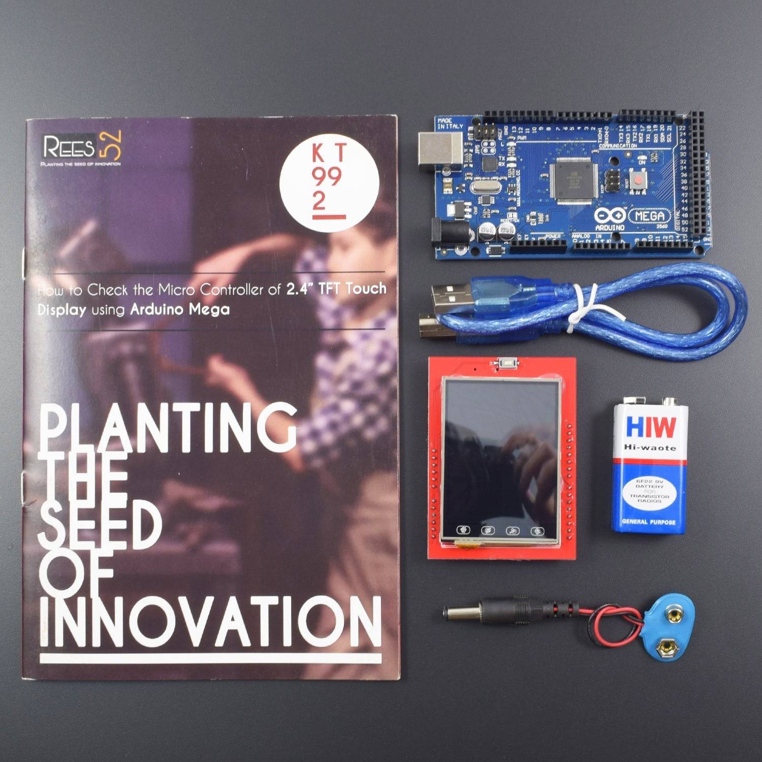 How to Check the Micro Controller of 2.4” TFT Touch Display using Arduino Mega - KT992