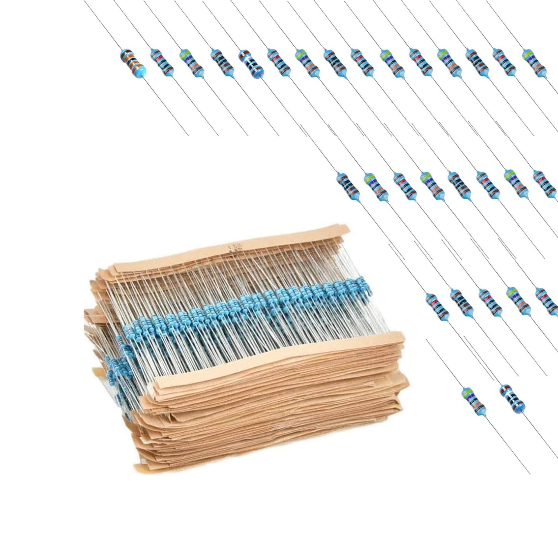 30 Type Assorted Resistor Kit 600 pcs. Metal Film Resistor Assorted Kit - 30 Kinds - AC106