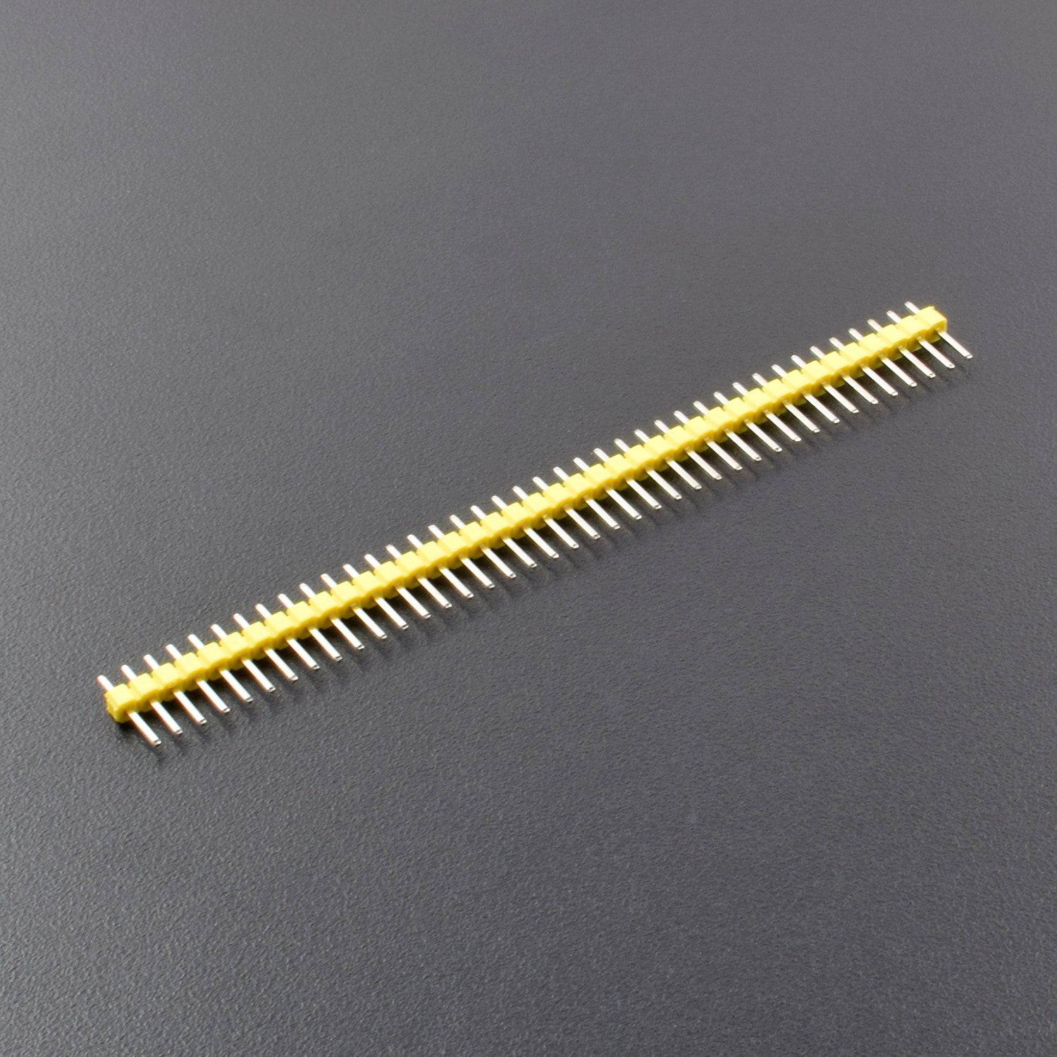 2.54mm yellow Single Row Male 1X40 Pin Header Strip -RS292