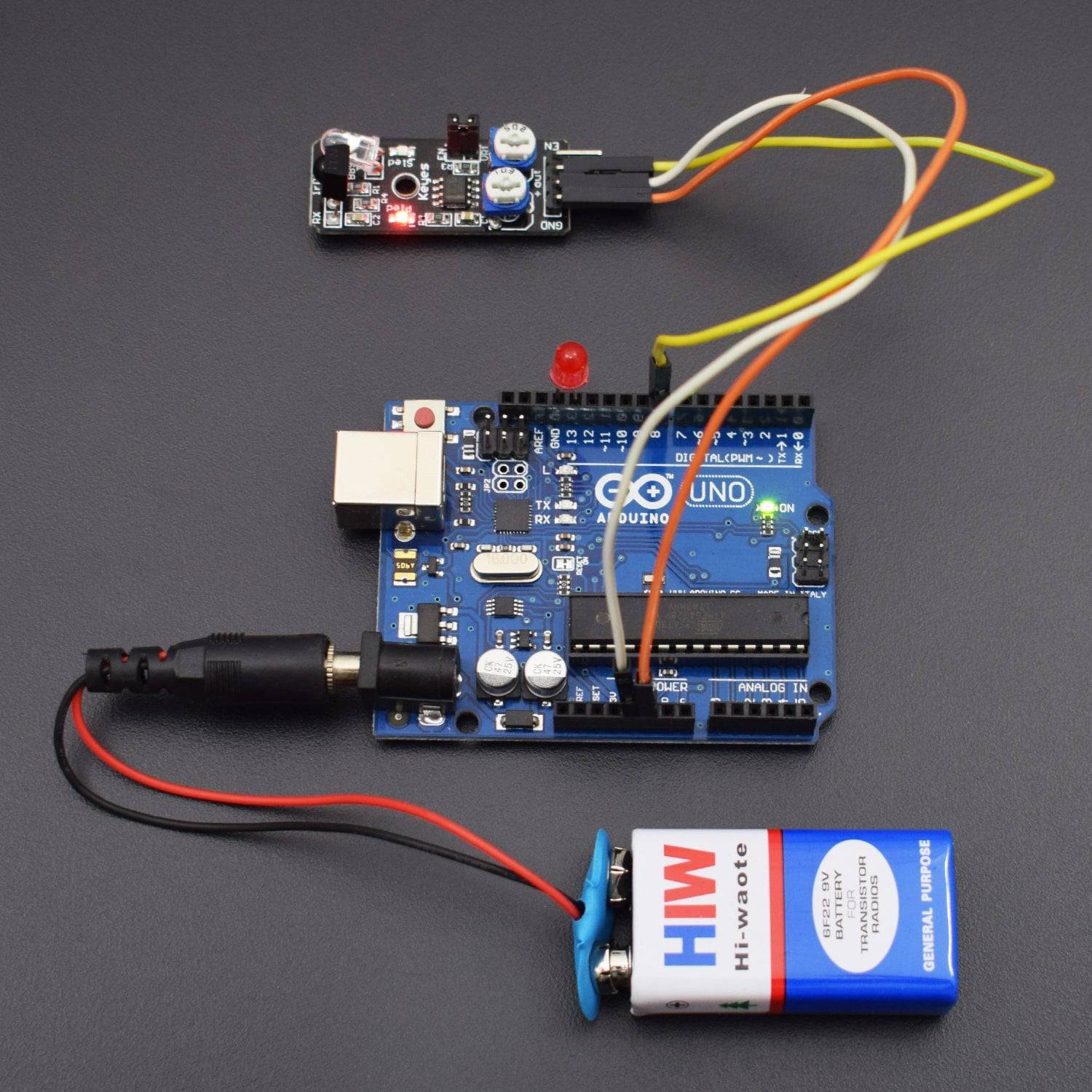 How to Identify Obstacles Using Obstacle Avoidance Sensor by Interfacing with Arduino Uno - KT718