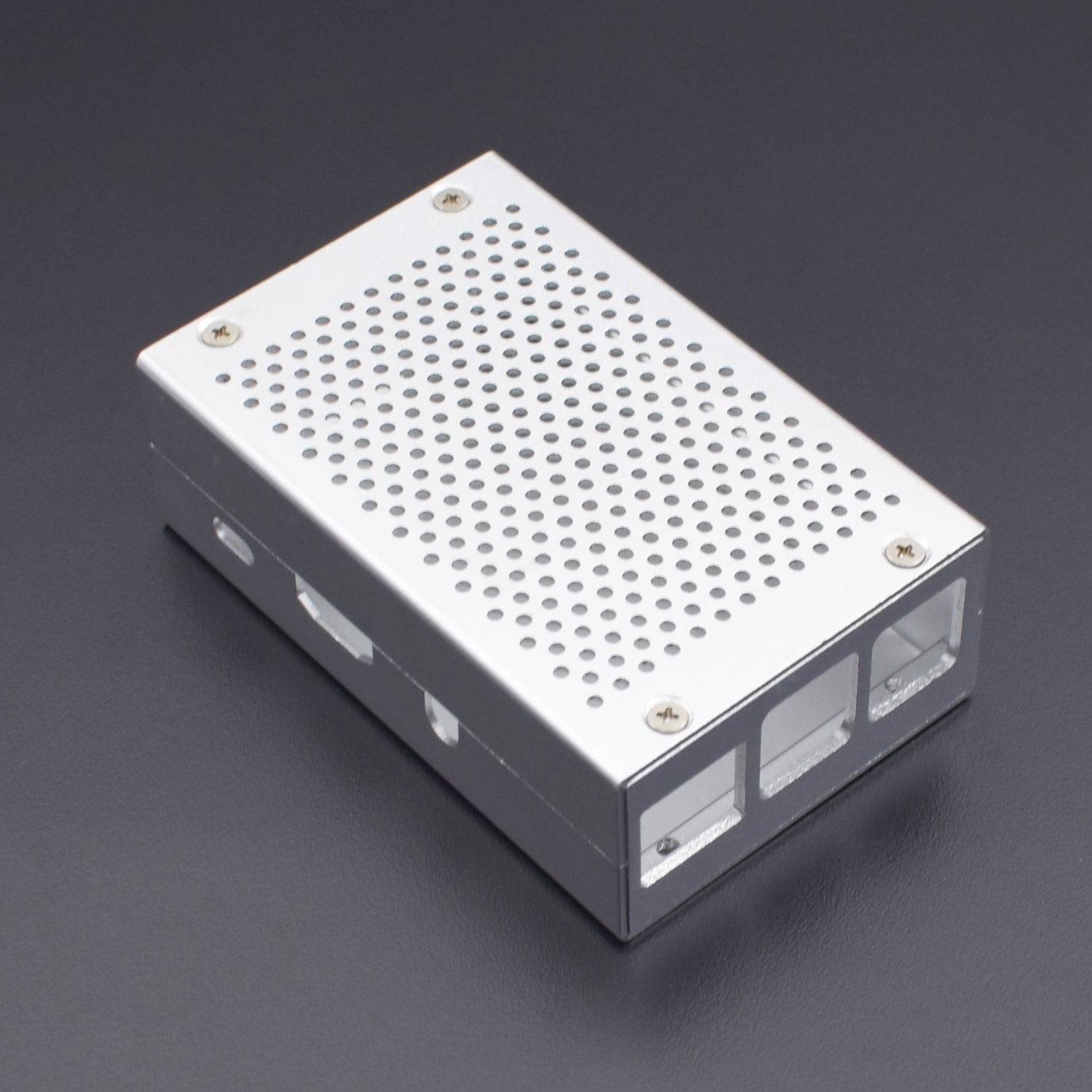 Raspberry Pi 3 Model B+ Case Aluminum Case Silver Case Compatible with Raspberry Pi 3 Model B - RS1003