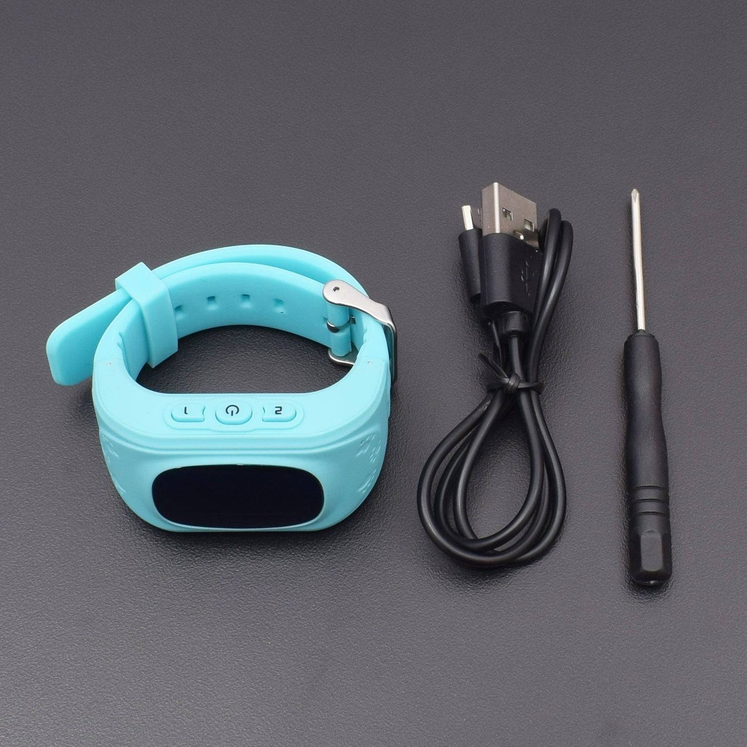 Q50 GPS Tracker Watch Children SOS Smart Watch For Kid Safe Anti-Lost Monitor(blue) - RS324