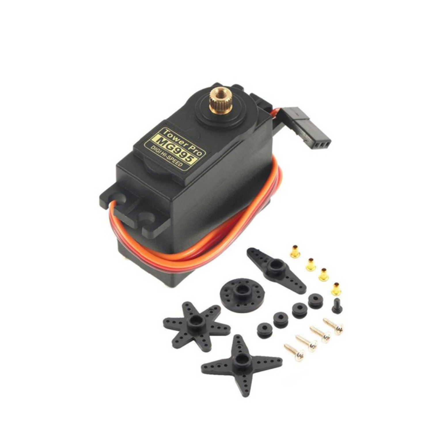 MG995 180 Degree High Torque Plastic Gear Servo Motor For RC & Robotics - MR037