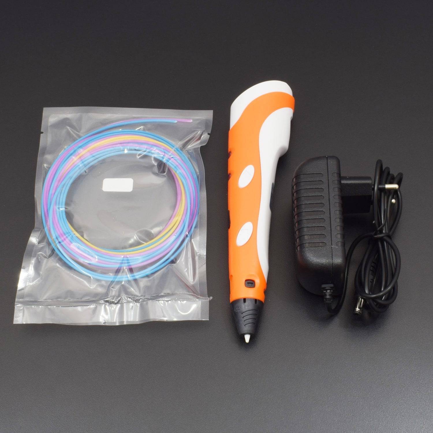 3D Pen For Kids/Adults/Children First Generation 3D Pen For 3D Drawing Doodling, Arts, Crafts, Model (Orange) - RS806