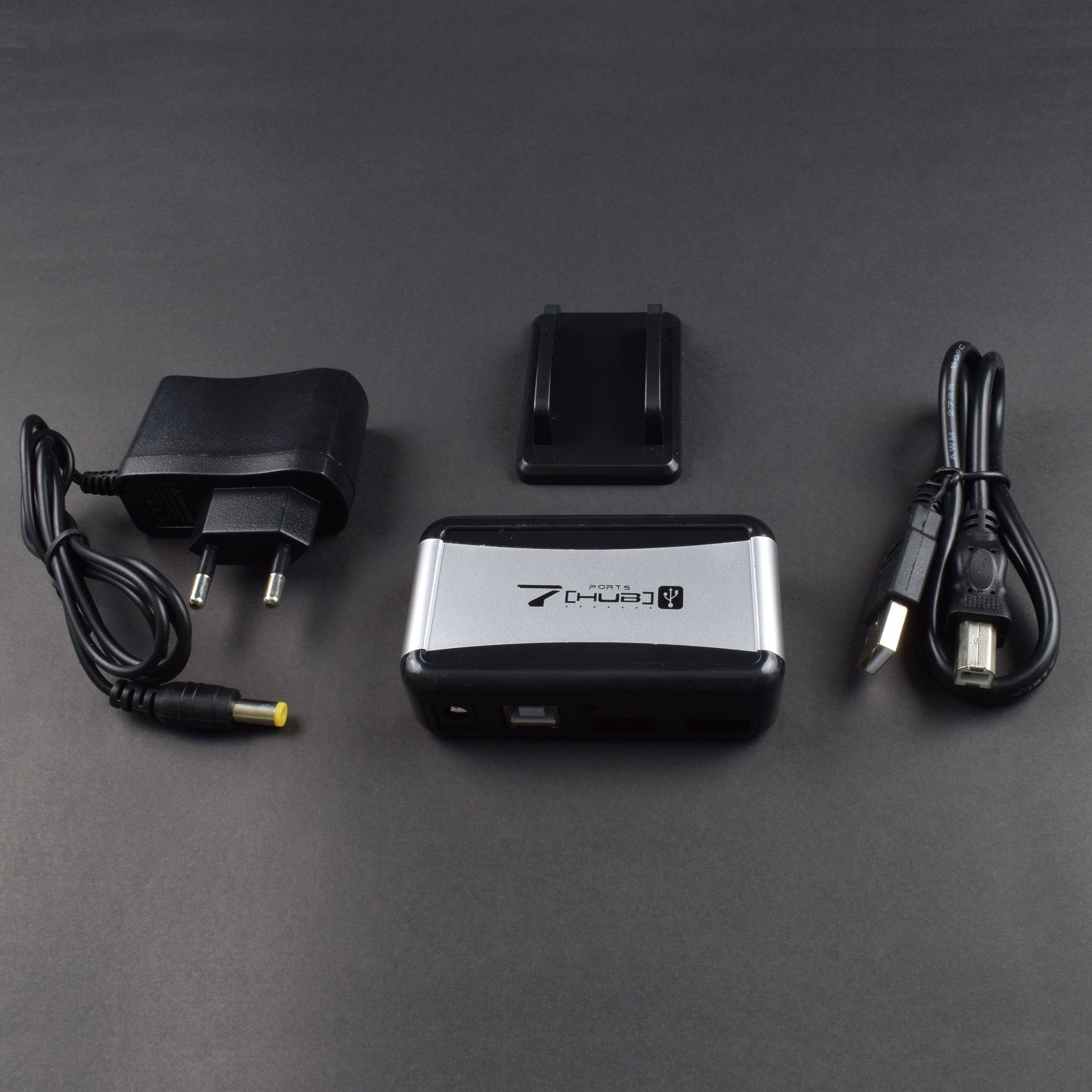 7 Port High Speed USB 2.0 HUB for Raspberry Pi with AC Adapter - RS166