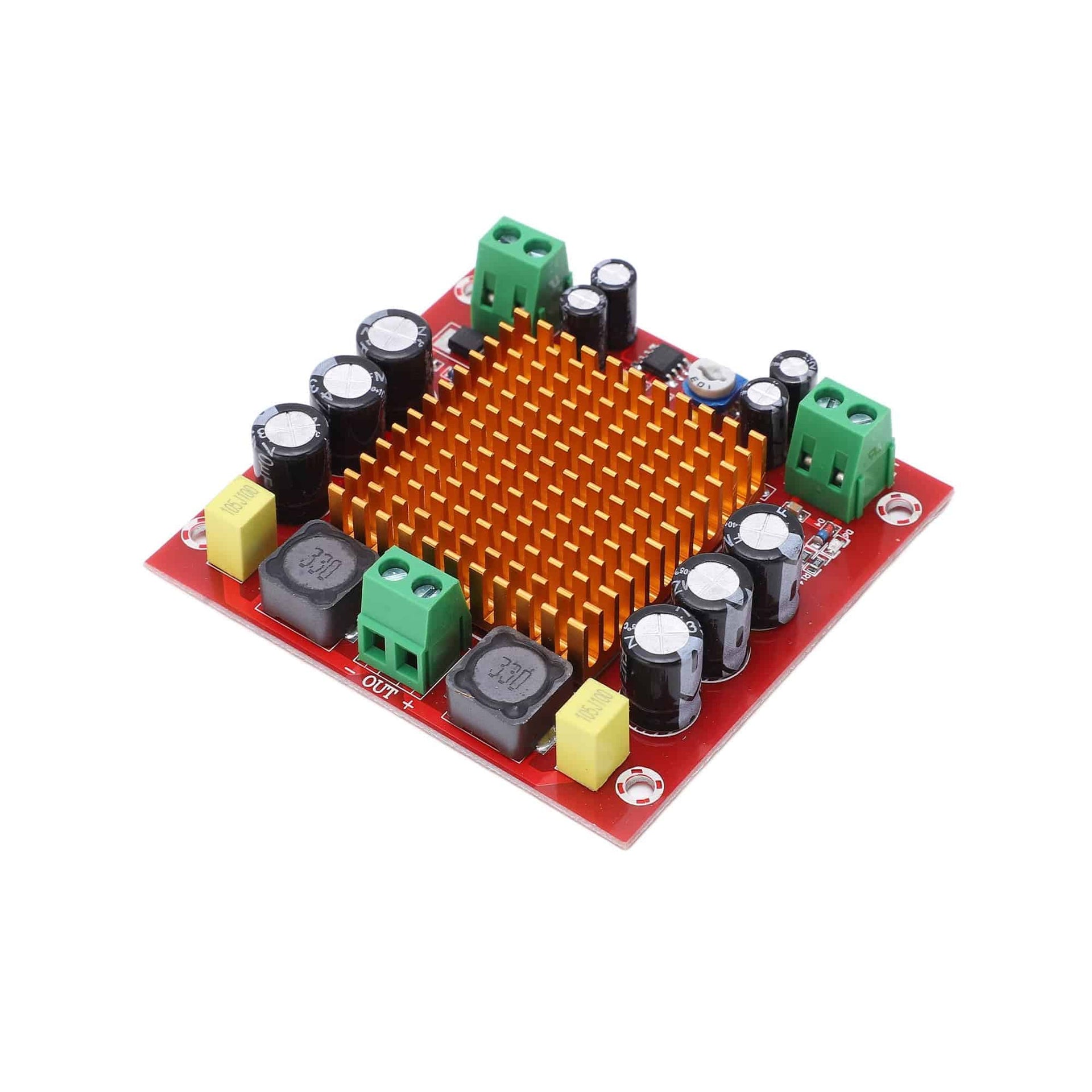 TPA3116D2 Digital Amplifier Board TPA3116D2 Mono Channel Digital Amplifier Board NE5532 150W DC12-26V AMP Module for Car Home Theater and DIY Audio - RS1215