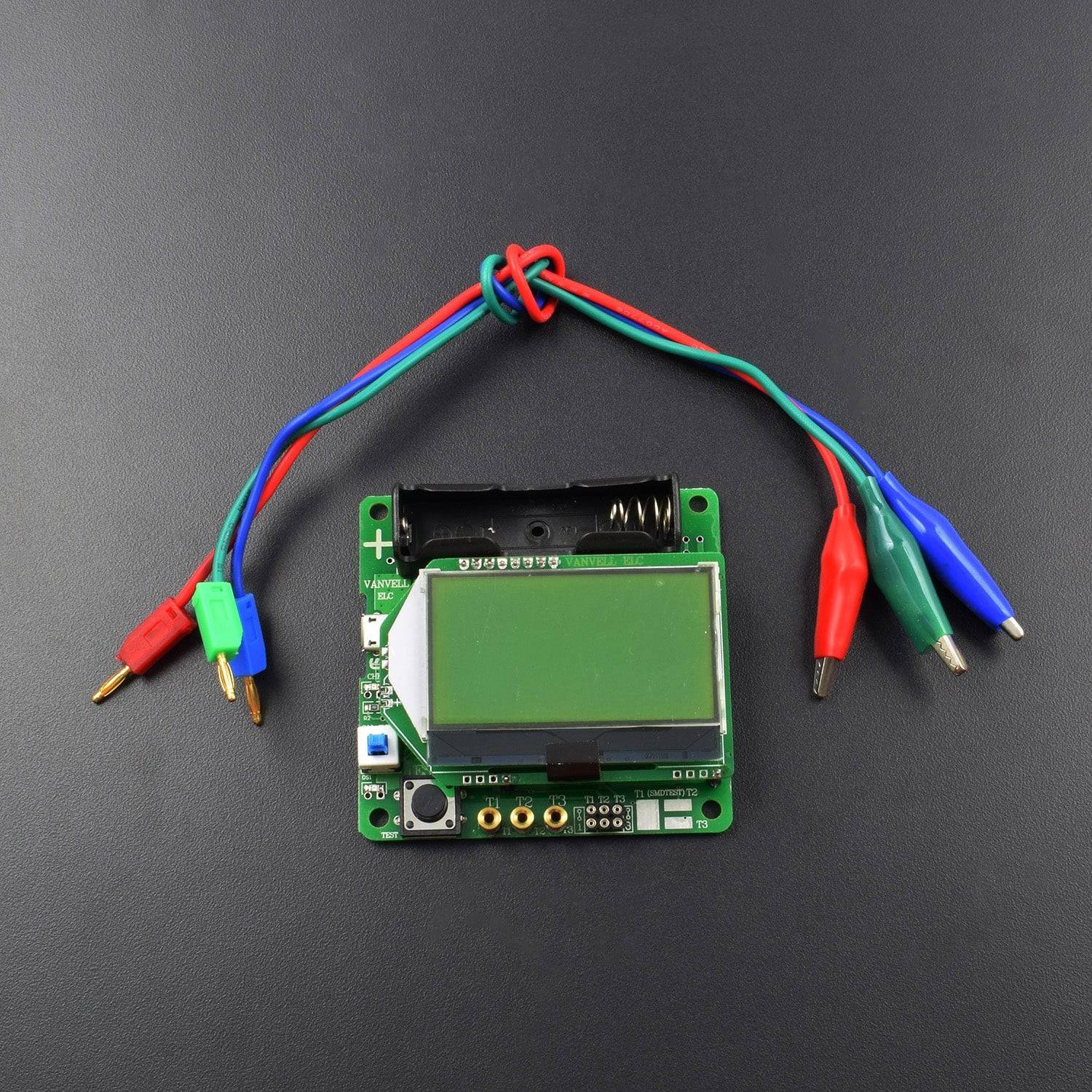 M8 MG328 Graphics Transistor Tester Multi-function Inductor Capacitor ESR Meter - RK069
