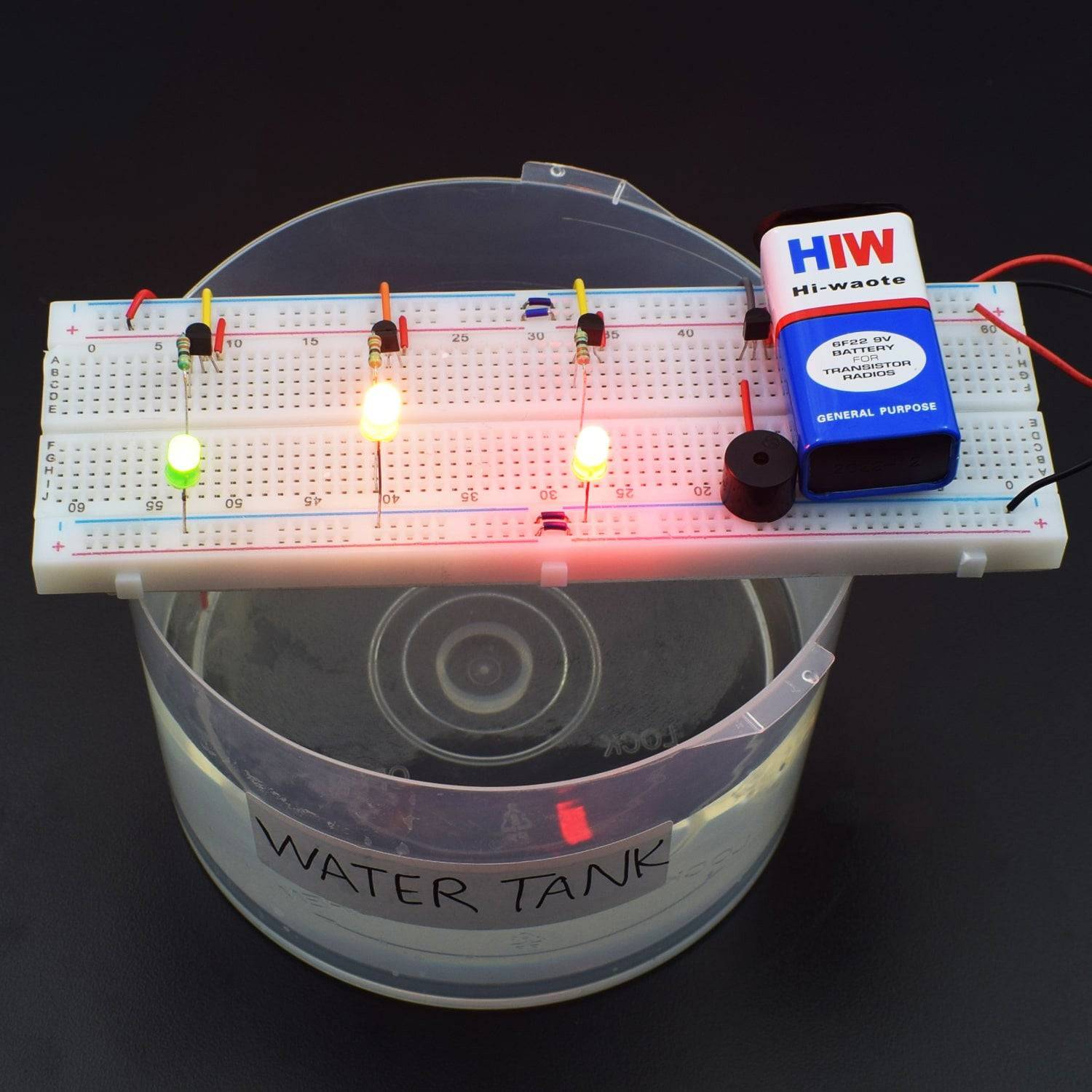 Make a Water Level Indicator using Leds - KT961
