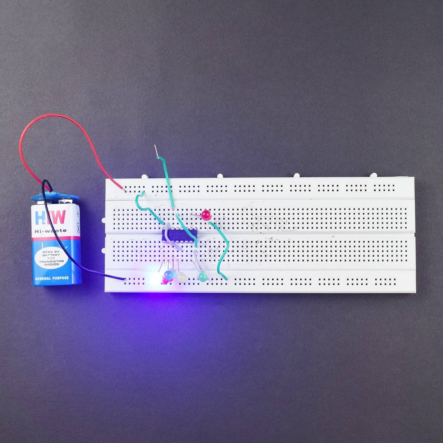 Make an Electronic dice using 4017 IC - KT966