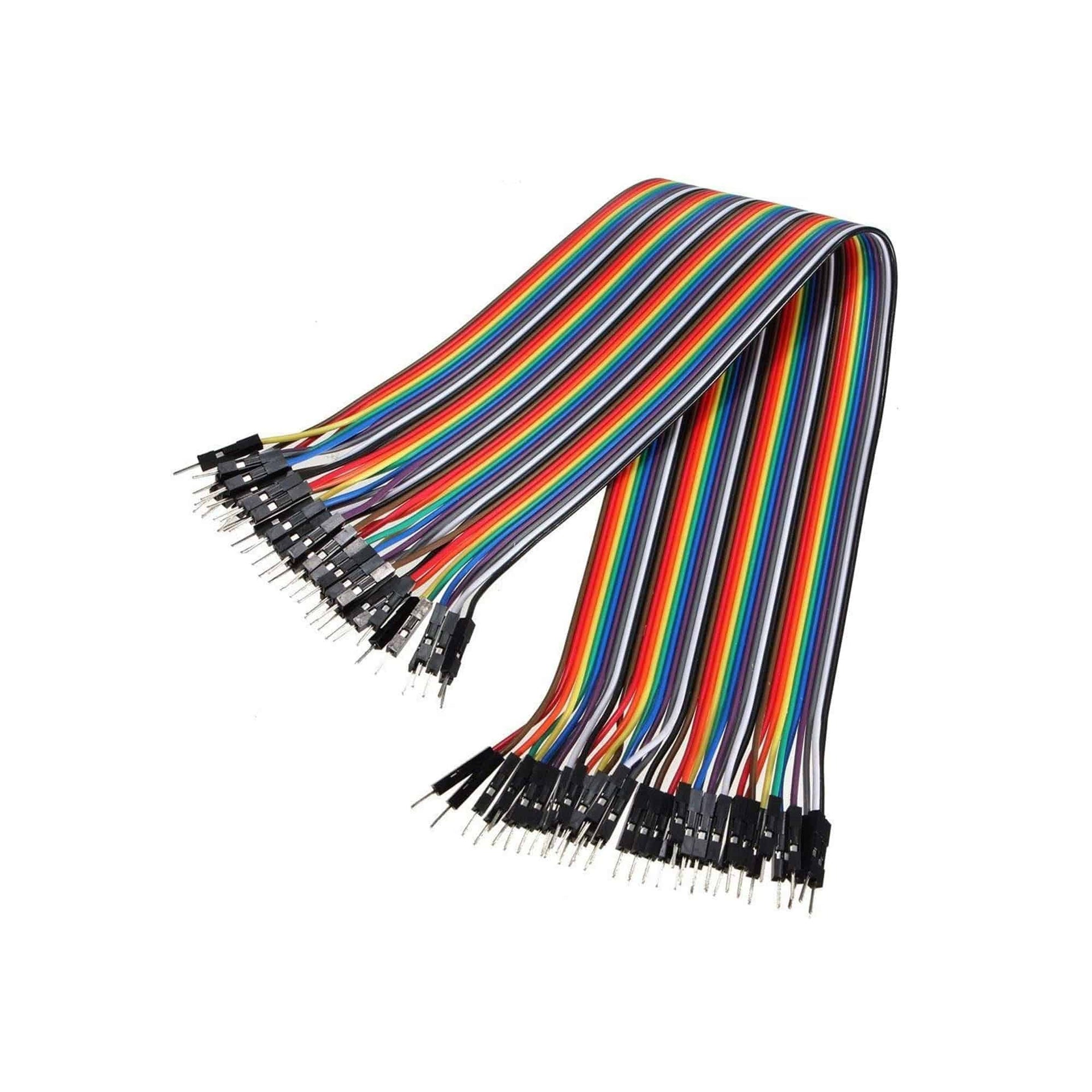 20cm Male to Male Jumper Wires For Arduino Breadboard Raspberry Pi & DIY Electronics - EC003
