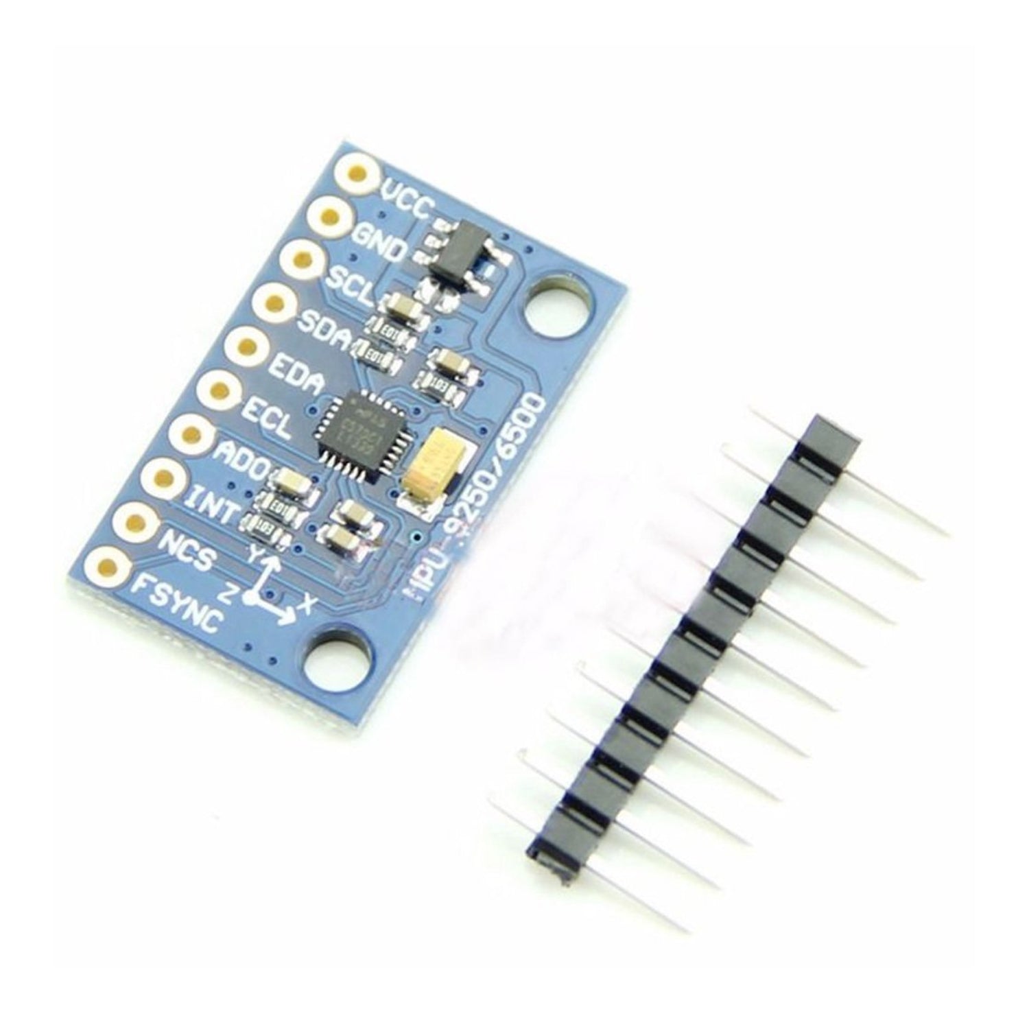 MPU6500 6DOF Inertial Measurement Unit (IMU) Module MPU9250/GY-9250/GY-6500 3-Axis Accelerometer & Gyroscope SPI Interface Arduino/Raspberry Pi Compatible For Robotics, Drones, RC Vehicles - RS1121