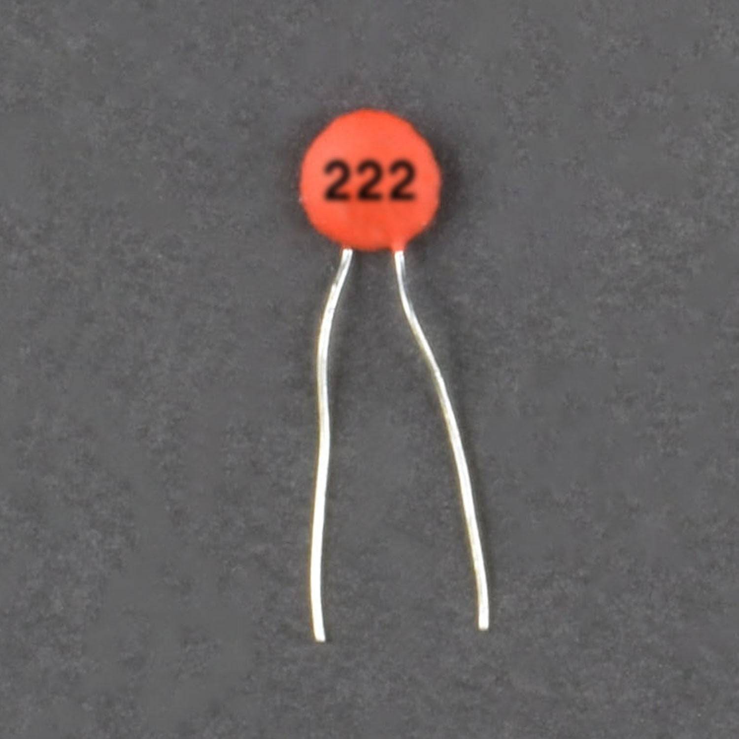 222 PF CERAMIC CAPACITOR(Pack of 100pcs) - RS819