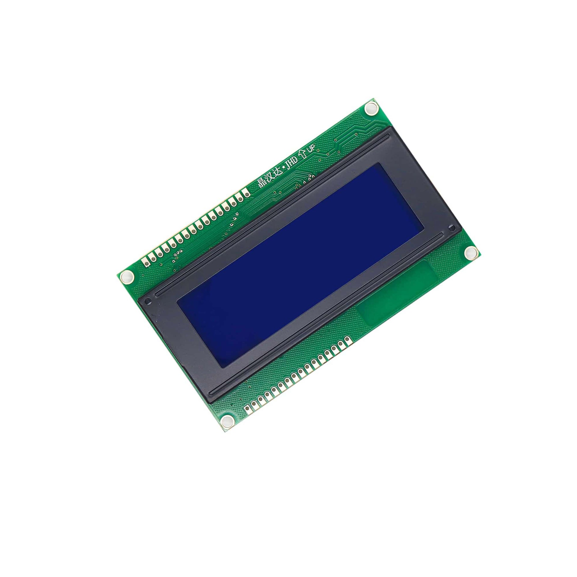 20×4 LCD Display 20×4 Character LCD Display with Blue Backlight - Alphanumeric - RS236/RS5685