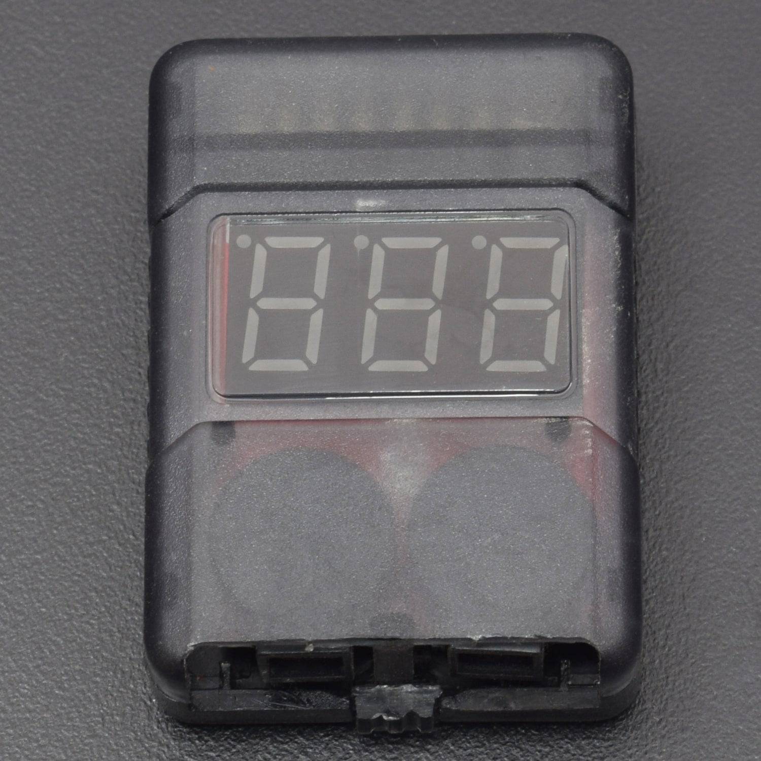 BX100 Battery Voltage Tester Low Voltage Alarm Buzzer For 1~8S Lipo Battery - QR106