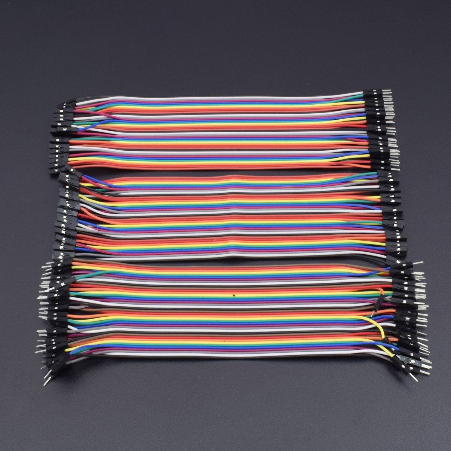 120 Pieces Jumper Wire Set 40 Male to Male, 40 Male to Female, 40 Female to Female Jumper Wires - LD996