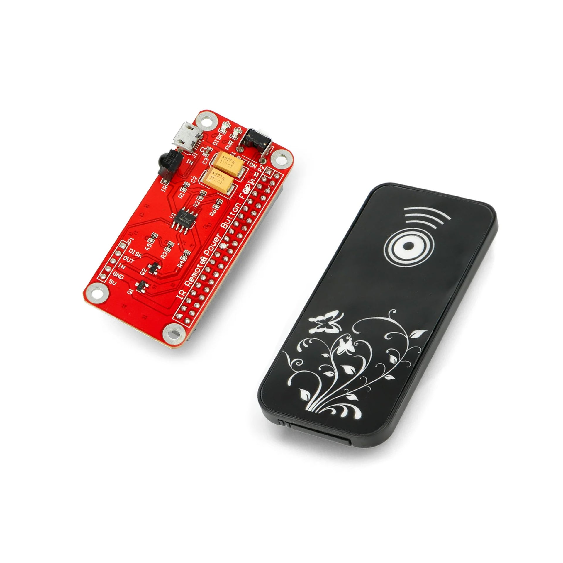 IR Remote Control Switch Power Button Module For Raspberry Pi Raspberry Pi 3 2 Model B Pi B+ A+ Zero, Remote Control Module - RS1016
