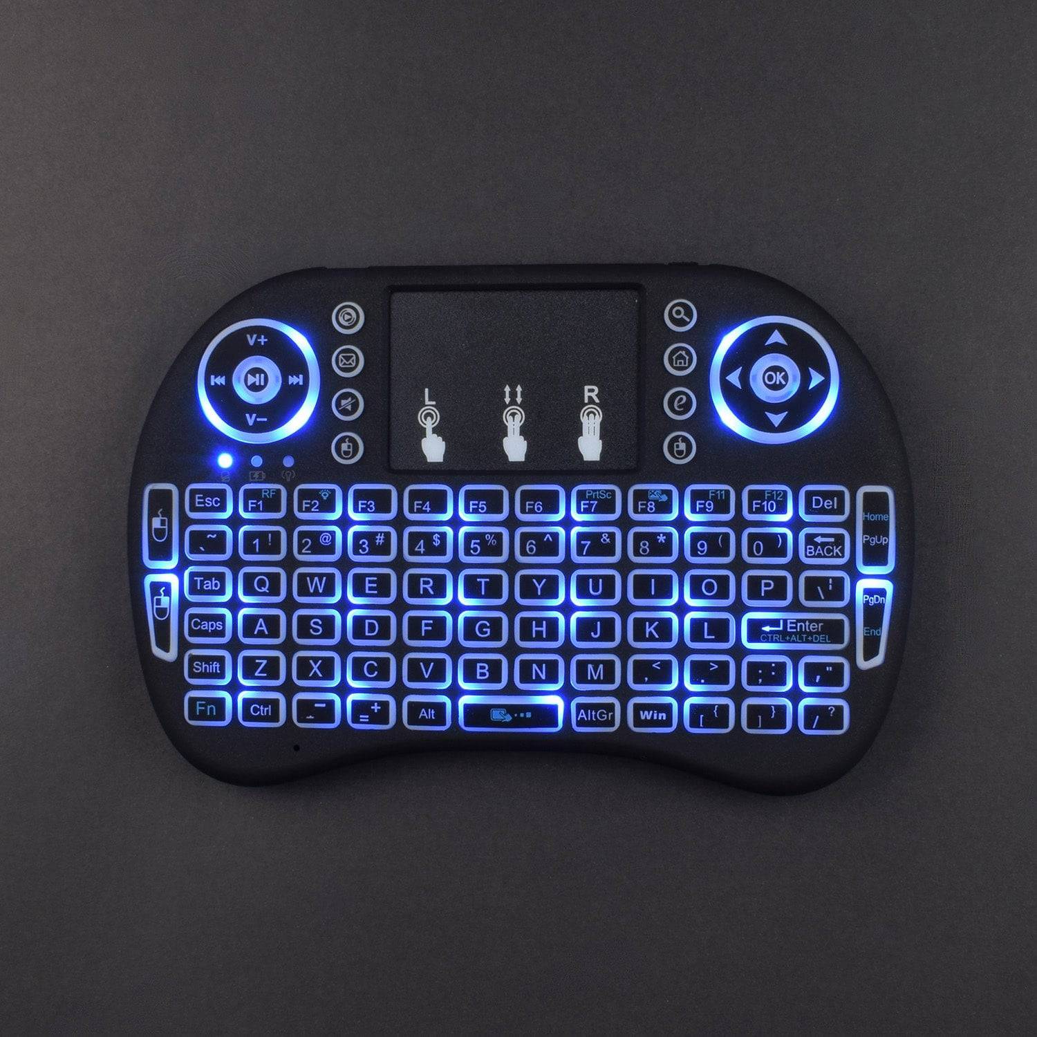 i8 Mouse Multi-media Portable Handheld Blacklight Mini Wireless 2.4G LED Backlight i8 Keyboard with Touchpad - RS191