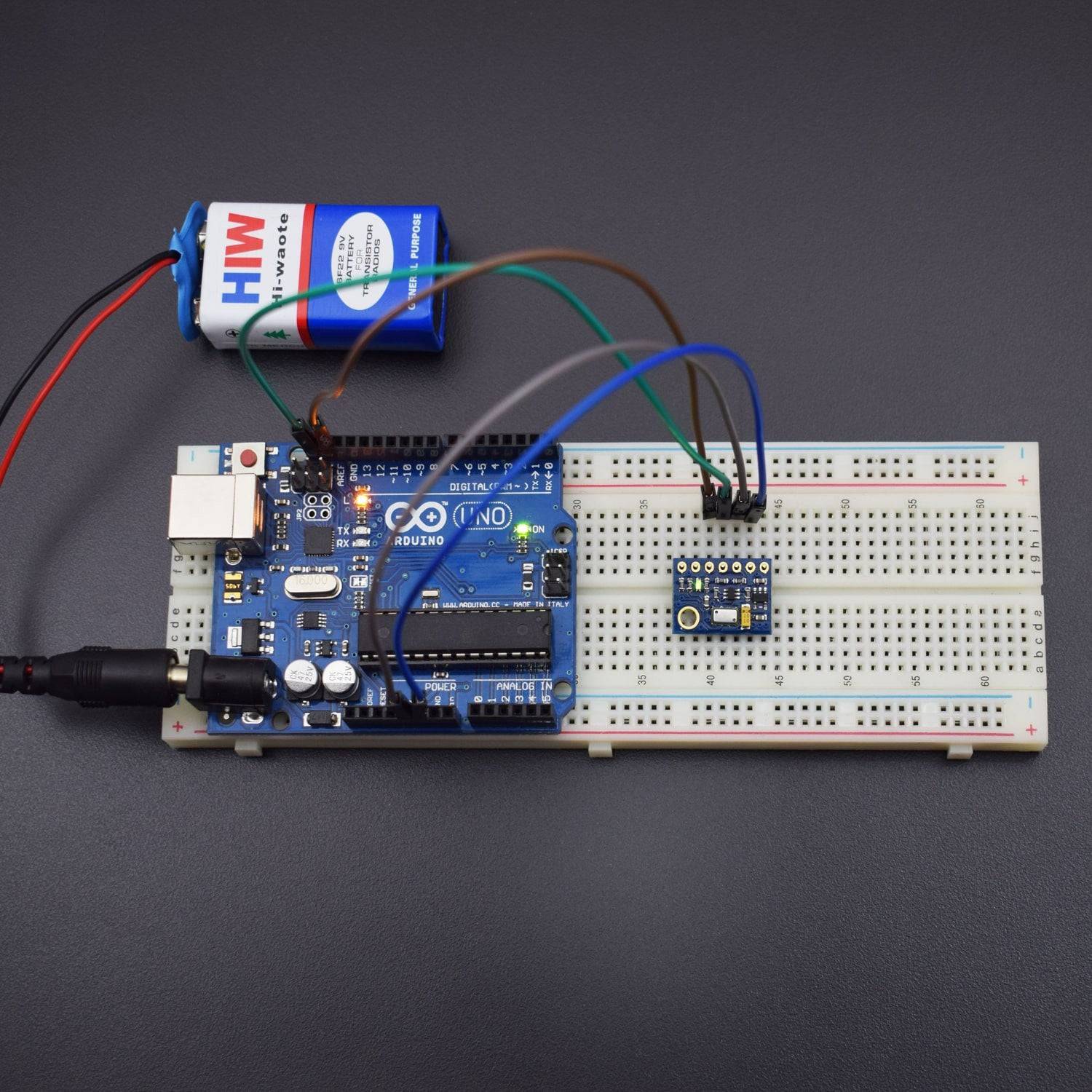 Measurement of Temperature and Pressure Using MS5611 (GY-63) Sensor Module Interfacing with Arduino Uno - KT702