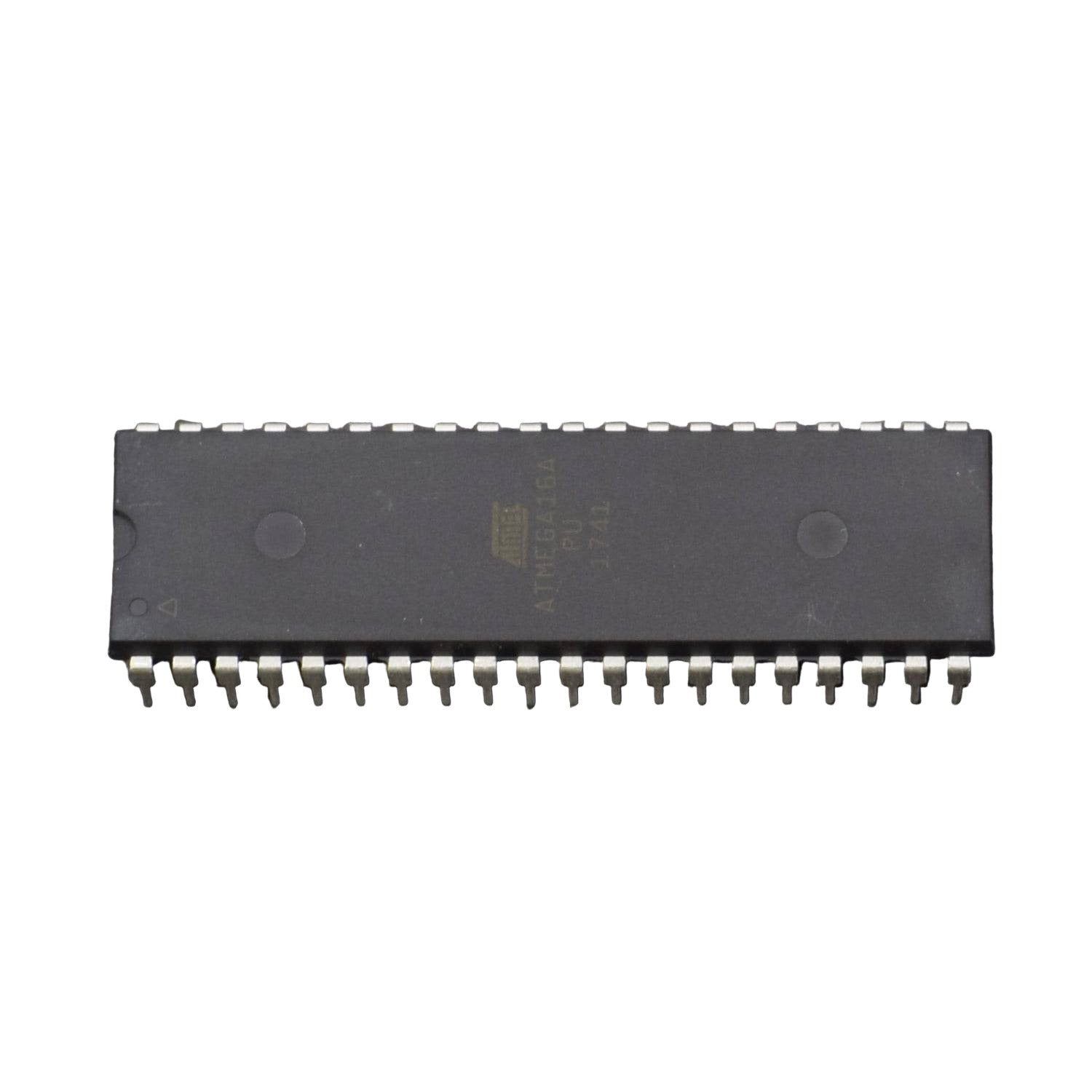 ATMEGA16A-PU AVR Microcontroller IC – 8-bit MCU, 16KB Flash, 40-Pin DIP Package | For Robotics, Automation, Embedded Systems & DIY Projects | Buy Online in India