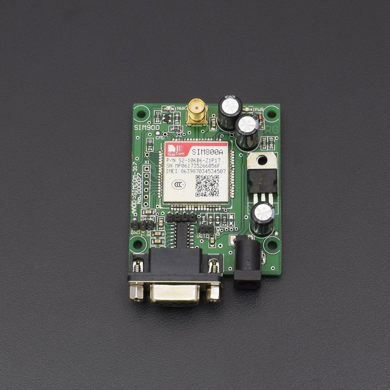 SIM 800A GSM+GPRS Module with SMA Antenna - RS044