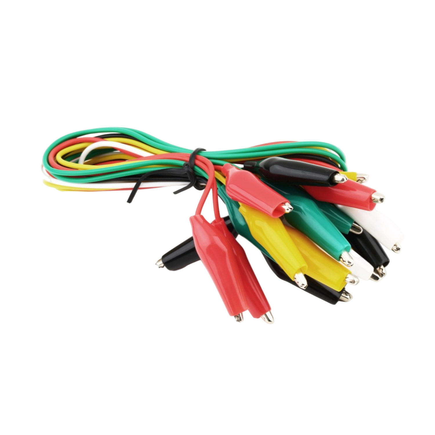 Alligator Clips With Electrical Wire Test Leads For Arduino, ESP32, Raspberry Pi, Electronics Testing & DIY Projects