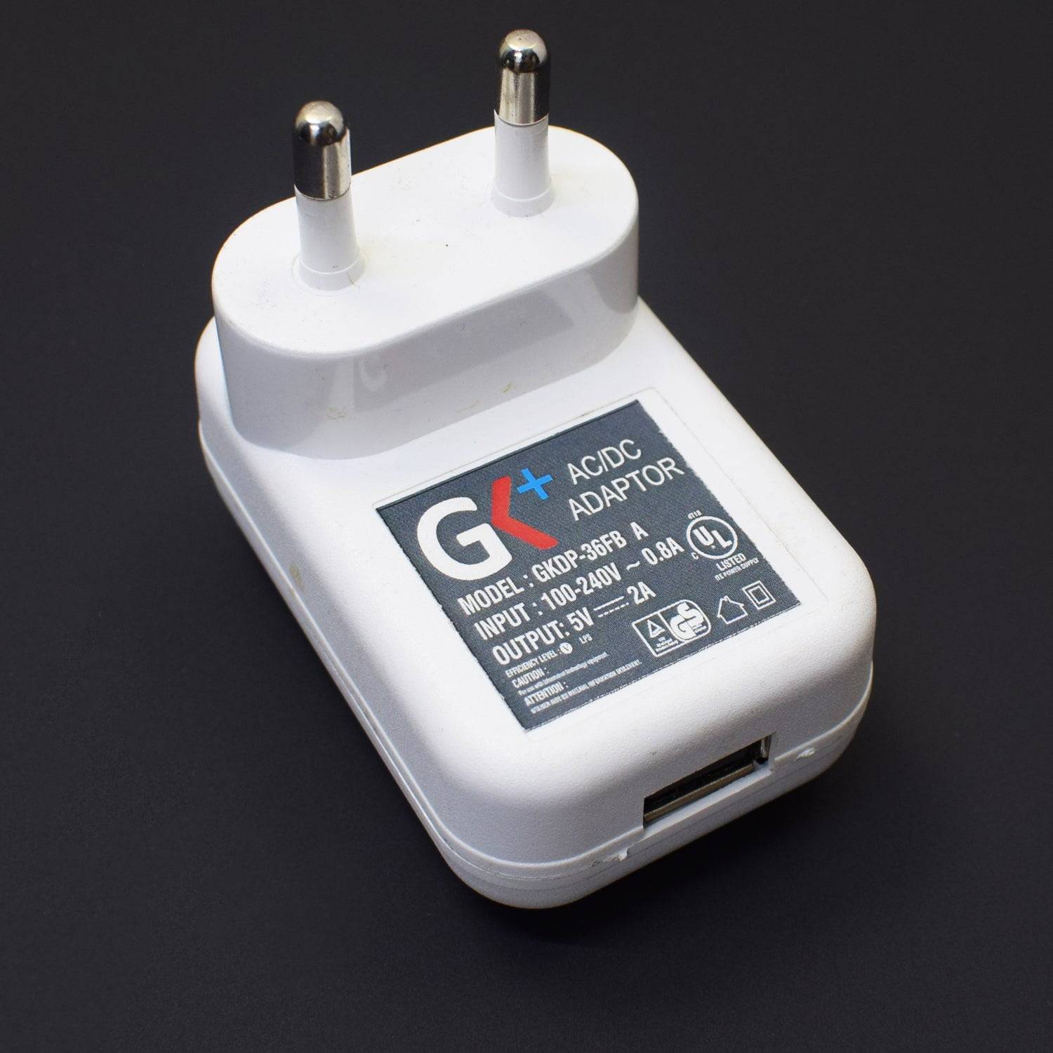 5V 2Amp High Speed Universal Adapter Without USB Cable - RS404